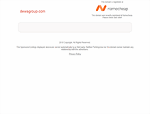 Tablet Screenshot of dewagroup.com